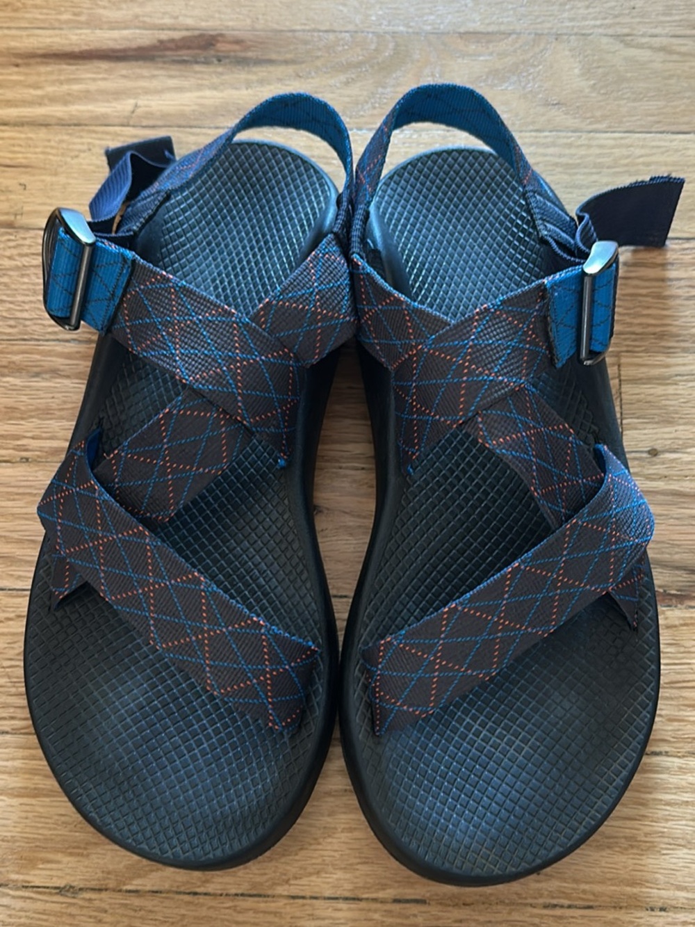 Chaco Men’s Mega Z classic sandals in Rhombus Blue Size Men’s 13